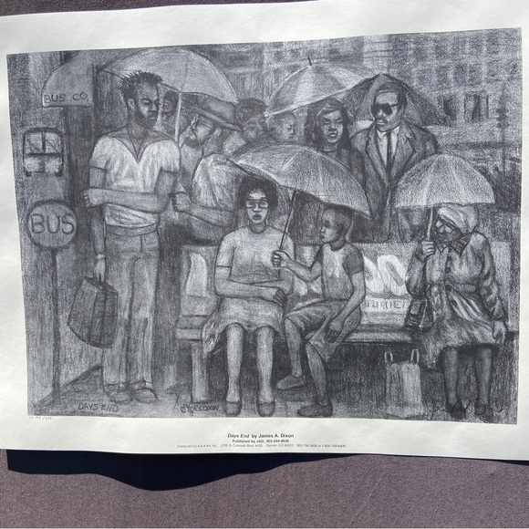 Original Artwork by James A Dixon  “Days End” - Picture 7 of 9